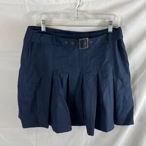 Lee School Girl's navy blue pleated uniform skirt size 18.5 plus